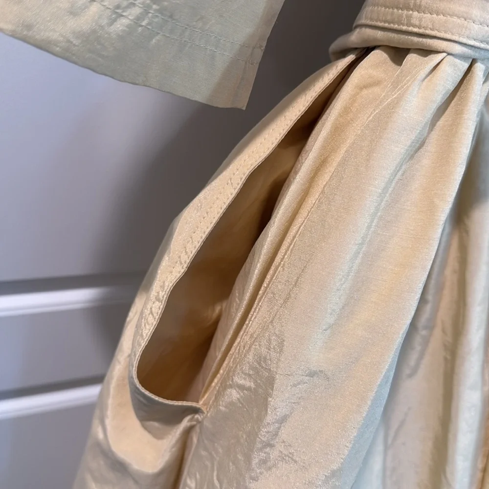 & Other Stories Voluminous Midi Wrap Dress Size 8 - Picture 8 of 10